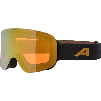 Превью  Маска горнолыжная ALPINA Penken Q Black/Gold Matt/Gold (A7294831)